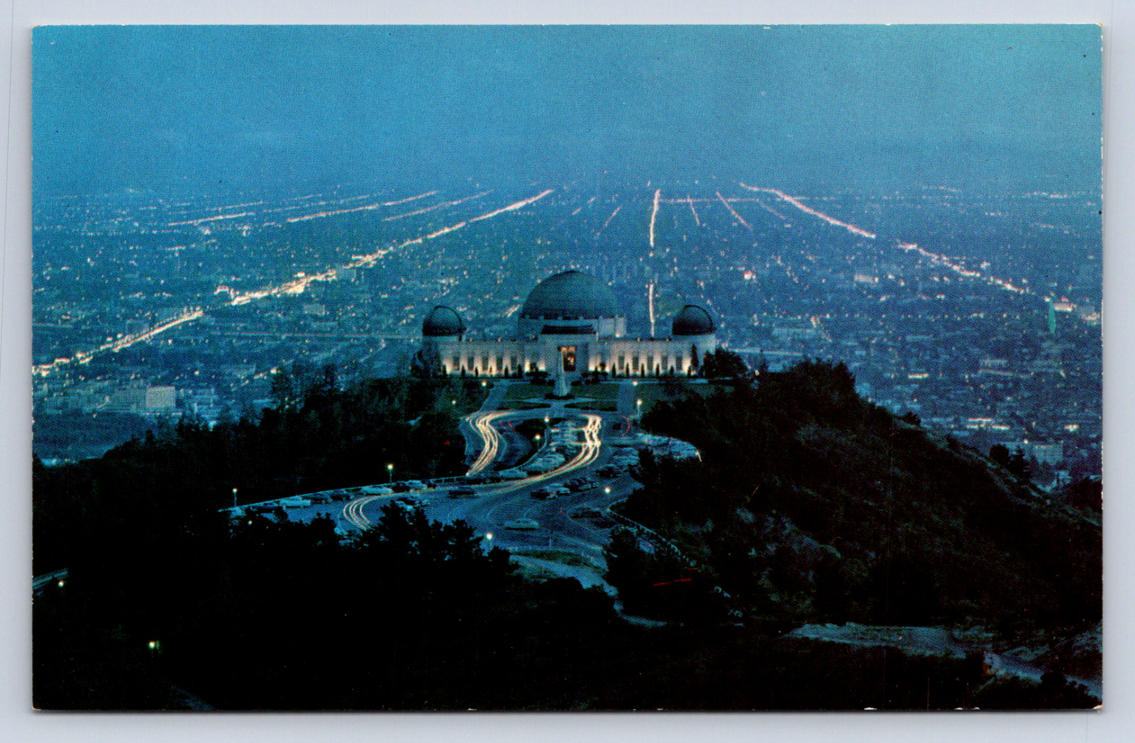 Vintage Postcard Greater Los Angeles Griffith Observatory CA