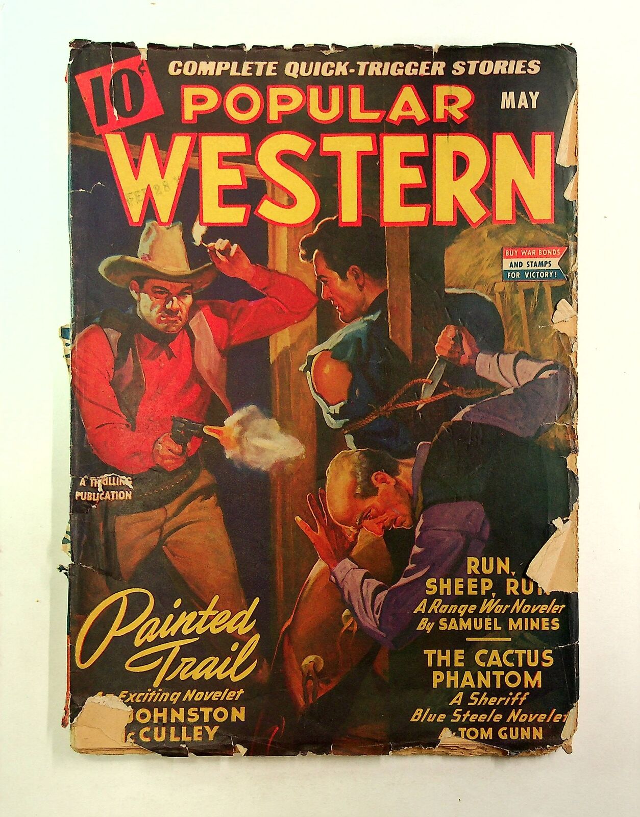 Popular Western Pulp May 1944 Vol. 26 #3 FR/GD 1.5