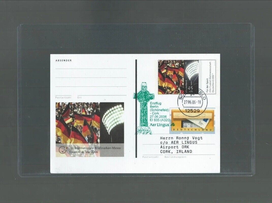Postcard 2006 FIFA World Cup With World Cup Franking Germany