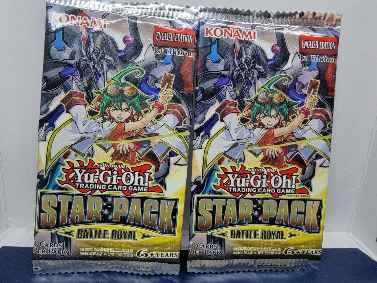 Yu-Gi-Oh Star Pack Battle Royal Trading Card Game ONE PACK Sealed 3 cards