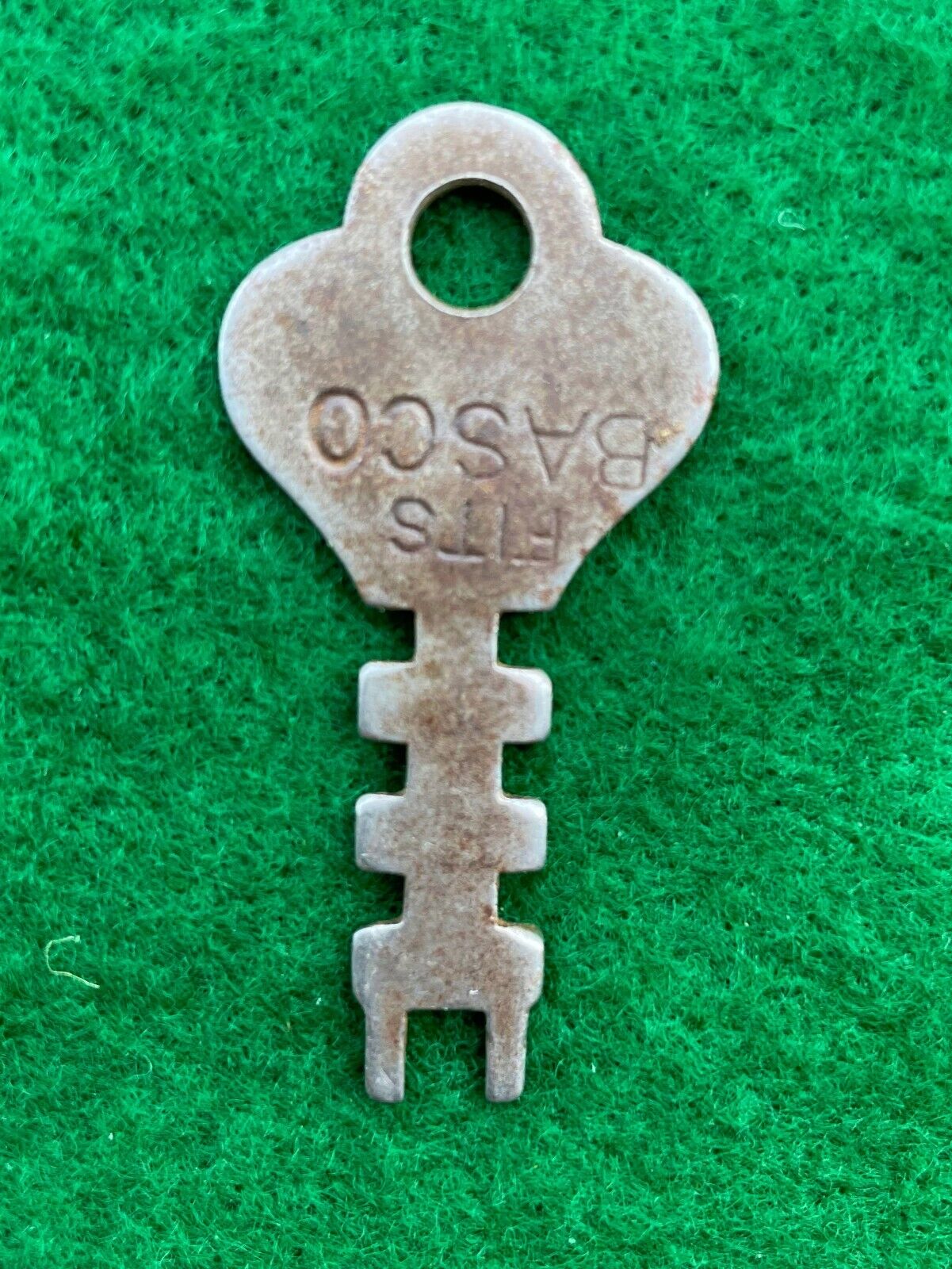 Vintage or Antique Early Automobile Key Stamped Fits BASCO