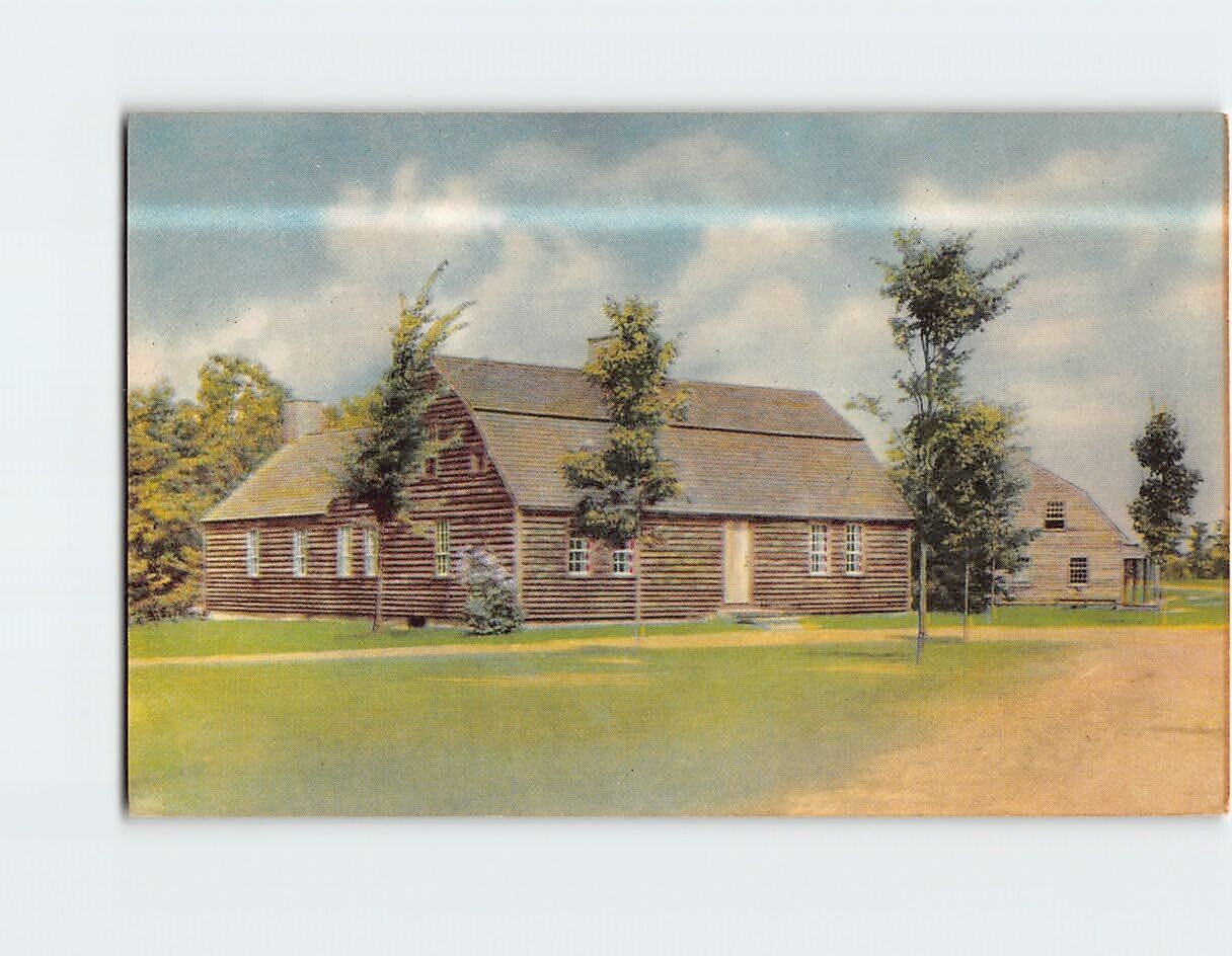 Postcard Stephen Fitch House Old Sturbridge Village Sturbridge Massachusetts USA