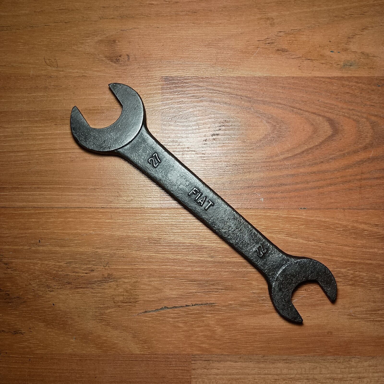 Vintage Original Fiat Metric Wrench 22mm 27mm Open End