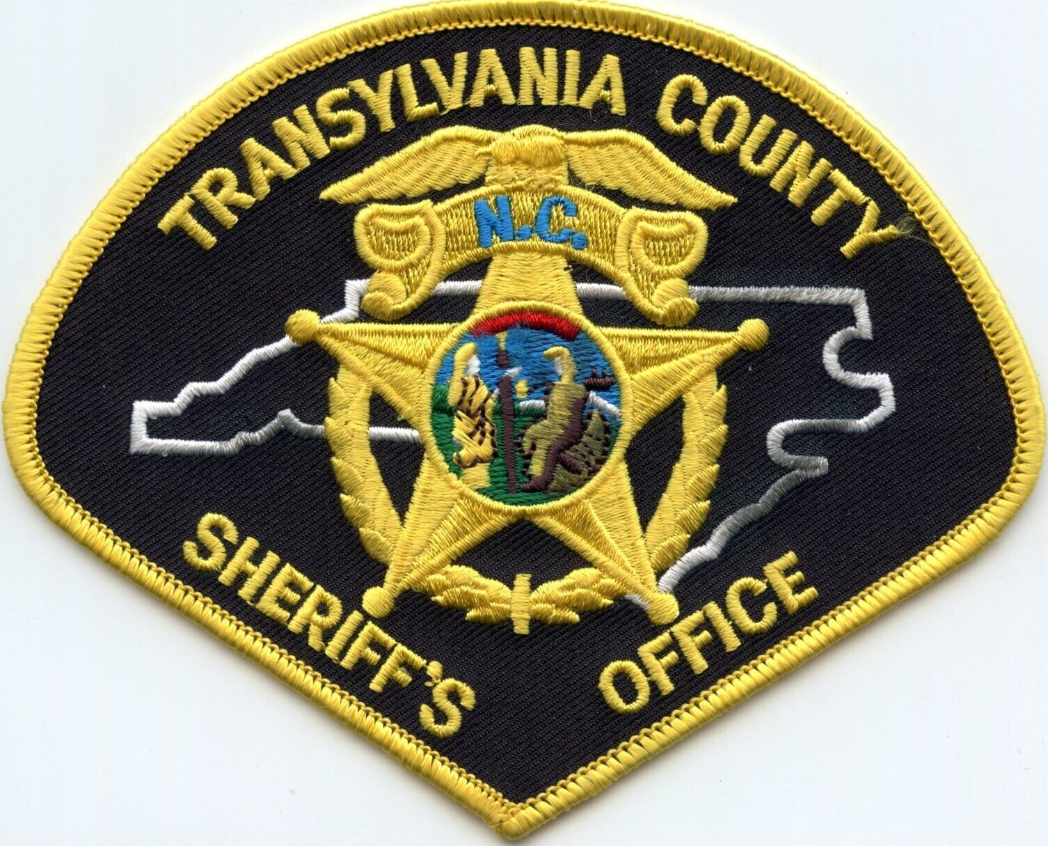 TRANSYLVANIA COUNTY NORTH CAROLINA SHERIFF POLICE PATCH