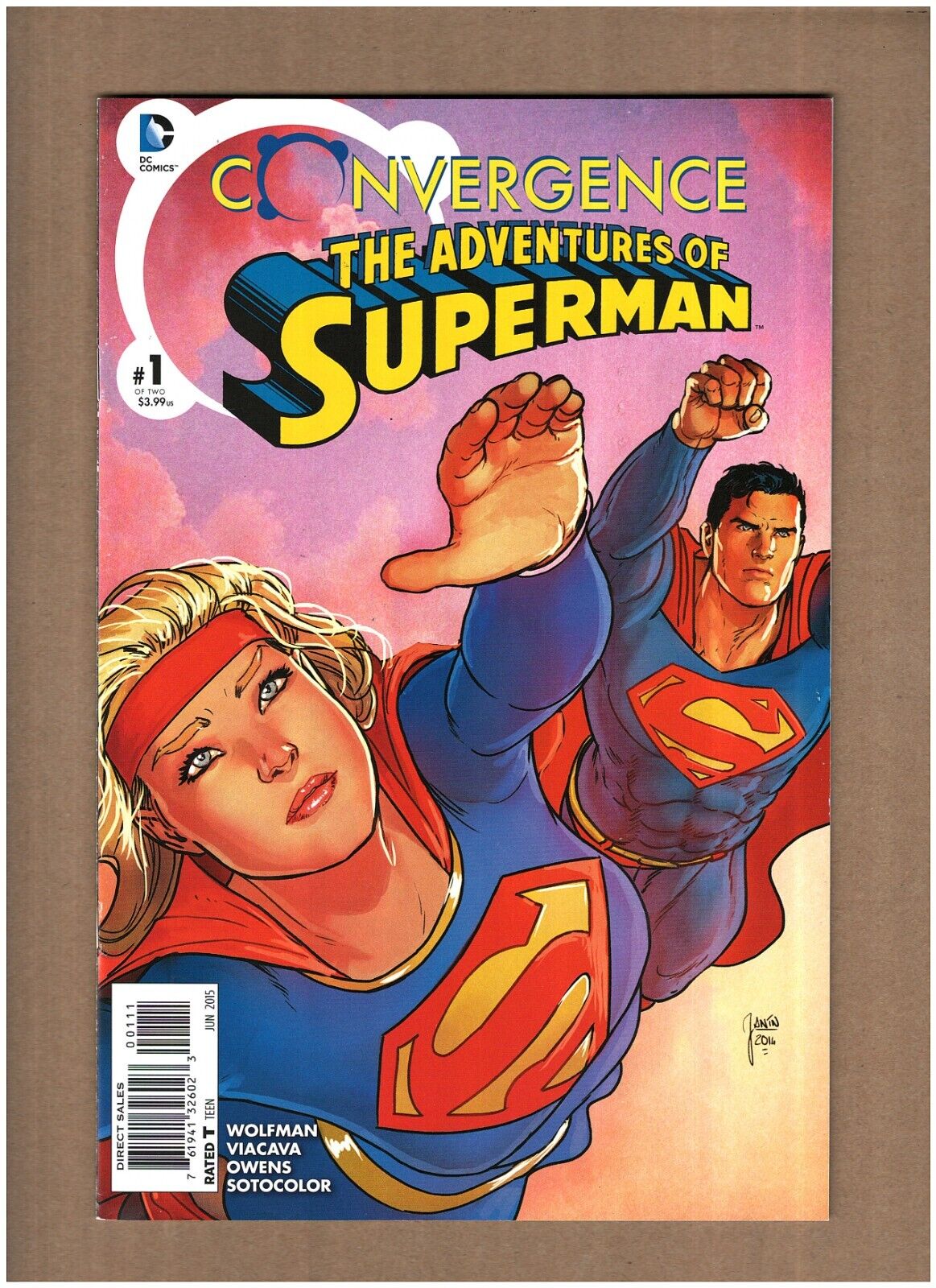 Convergence: Adventures of Superman #1 DC Comics 2015 Supergirl VF/NM 9.0
