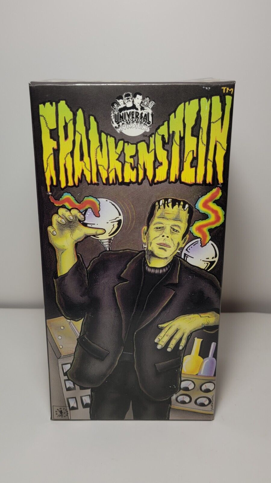Vintage Universal Studios Monsters 1991 Frankenstein Wind Up Tin Toy Japan