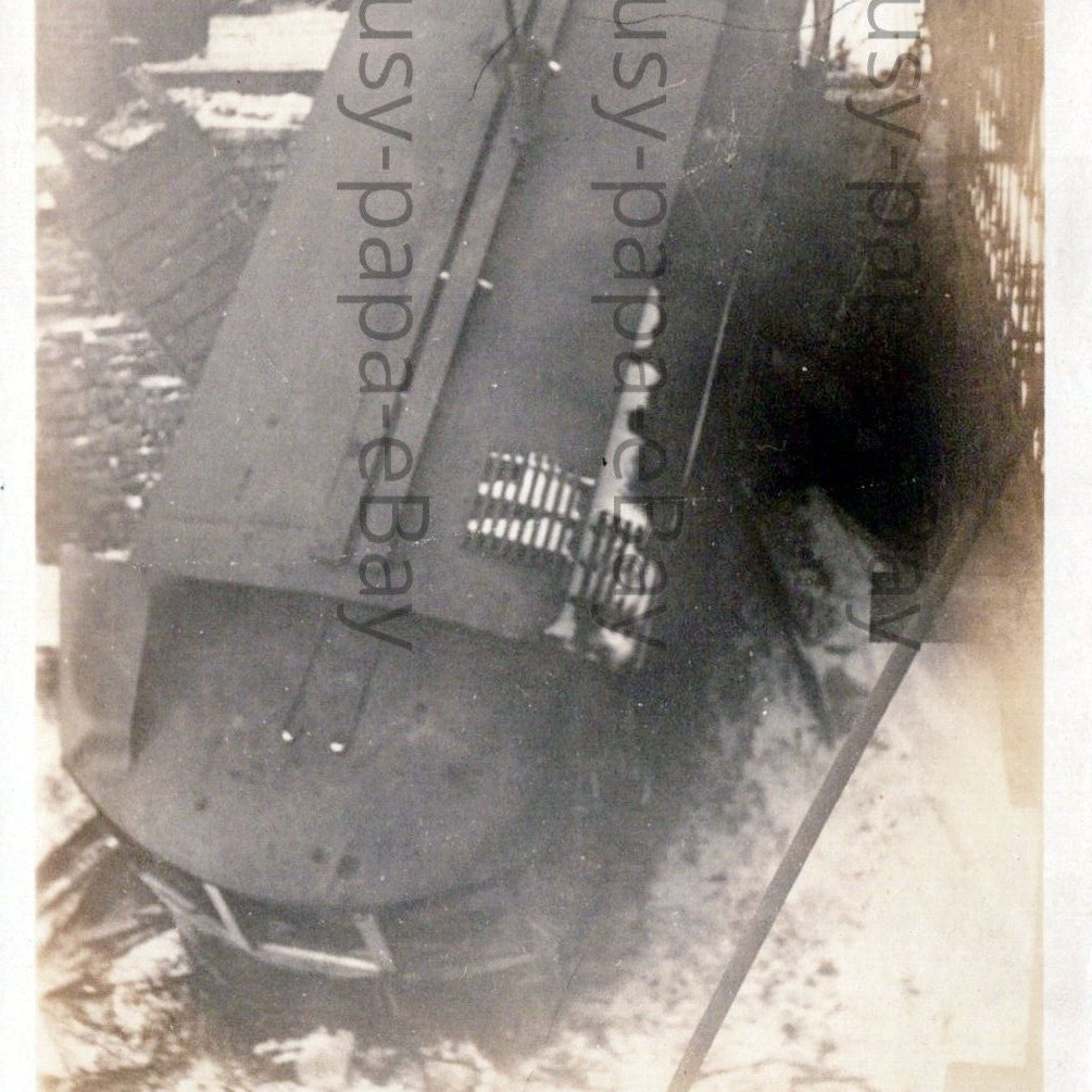 Vintage 1900s RPPC Interurban Railroad Lima Ohio Train Wreck Disaster Postcard