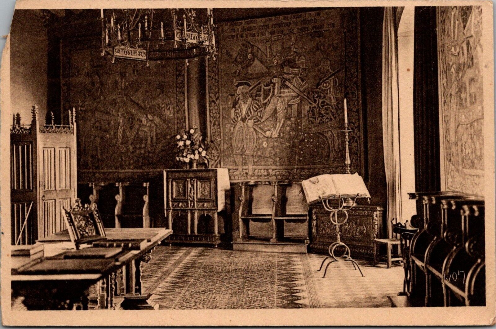 Postcard France, Château de Langeais (15th century) The Grand Salon   CY