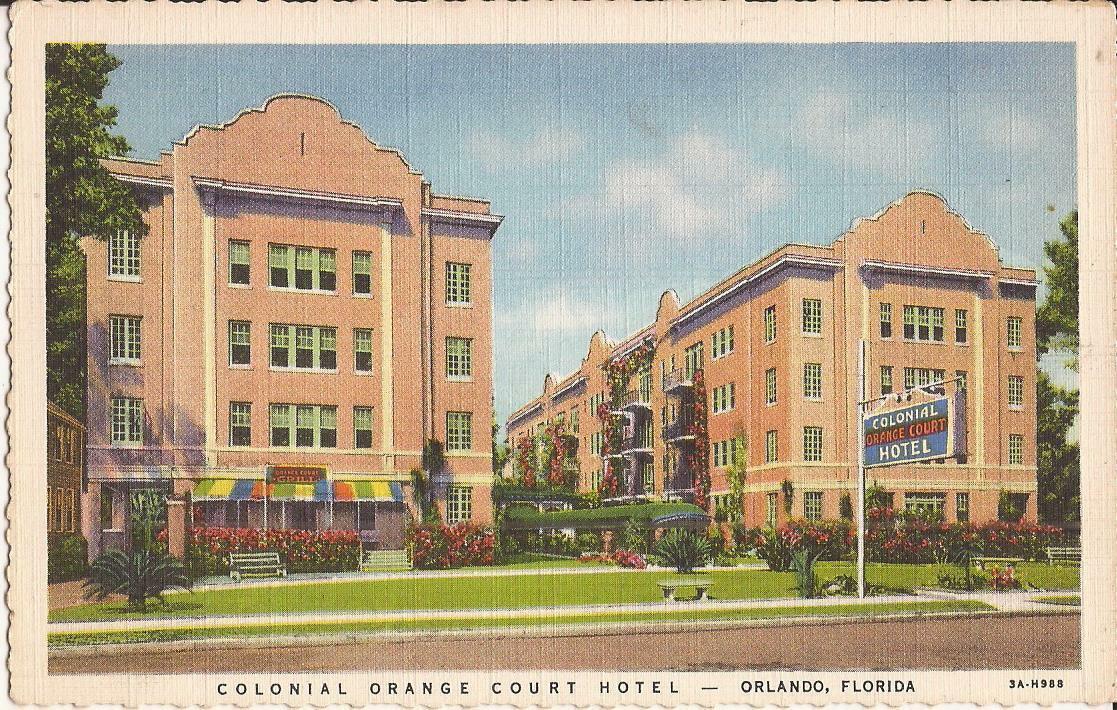 Orlando, FLORIDA - Colonial Orange Court Hotel - 1933 - ARCHITECTURE