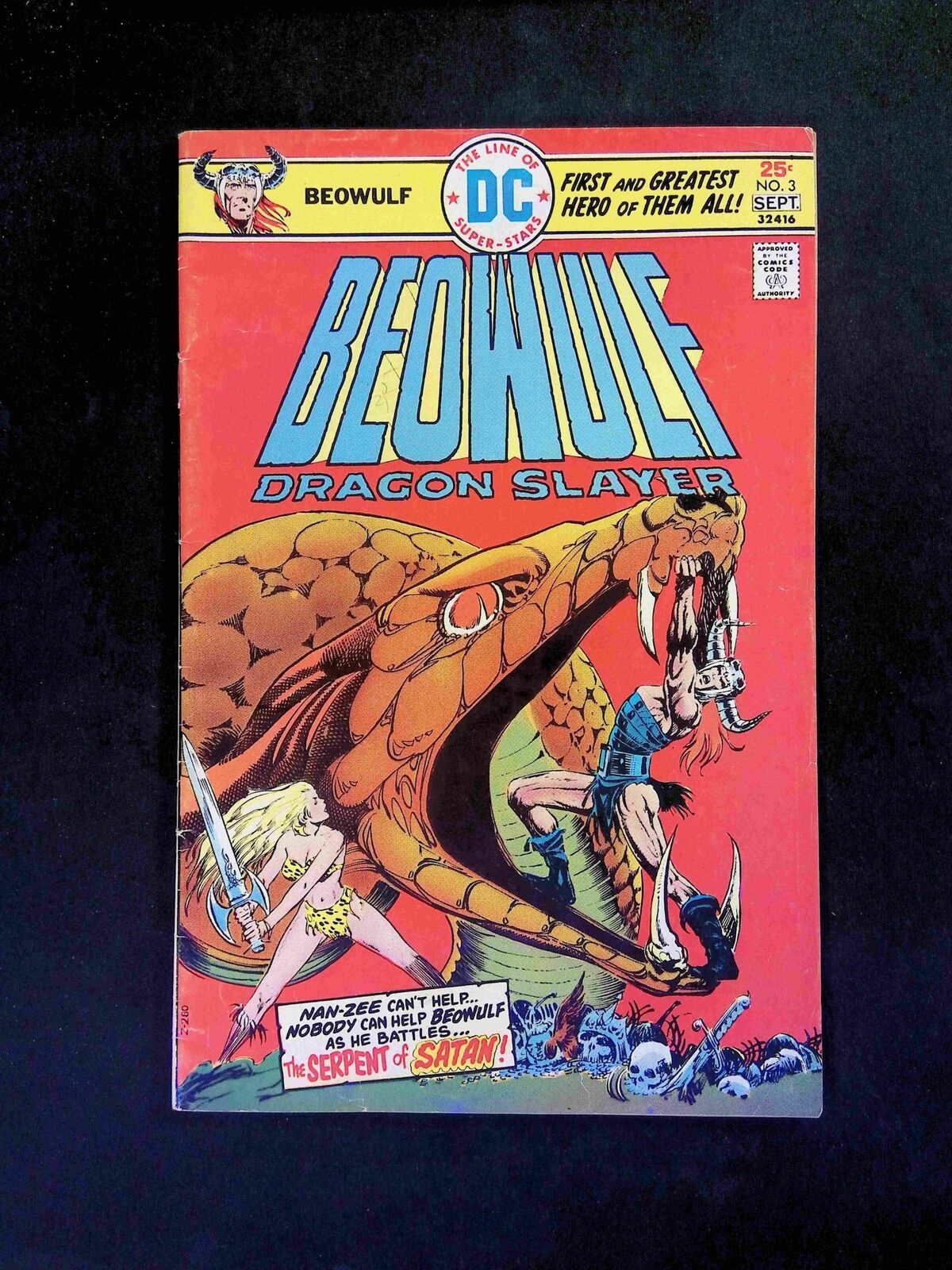 Beowulf #3  DC Comics 1975 VG