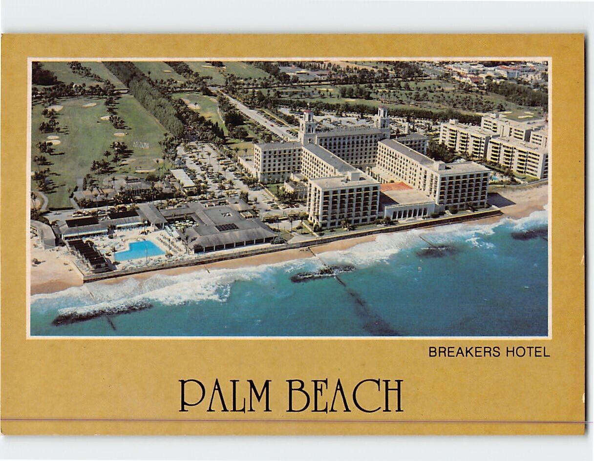 Postcard Breakers Hotel Palm Beach Florida USA