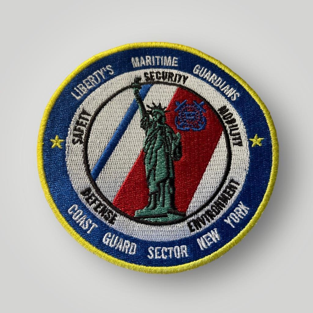 Seal of the US Coast Guard Sector New York Statue of Liberty Patch