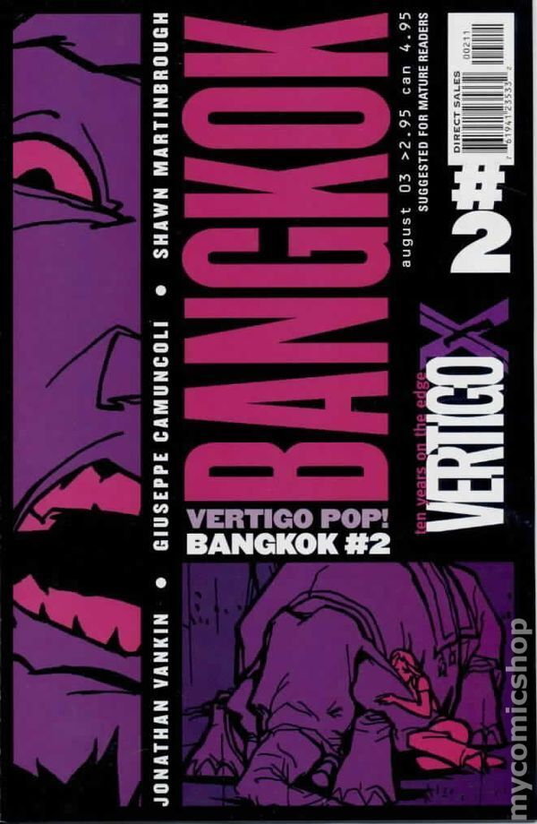 Vertigo Pop Bangkok #2 VG 2003 Stock Image Low Grade