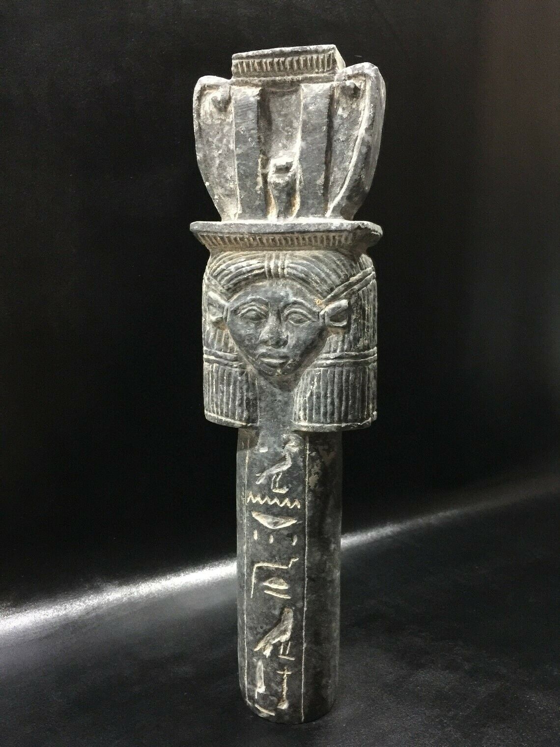 ANCIENT EGYPTIAN HATHOR one of a kind statue-goddess of the sky & love as a cow