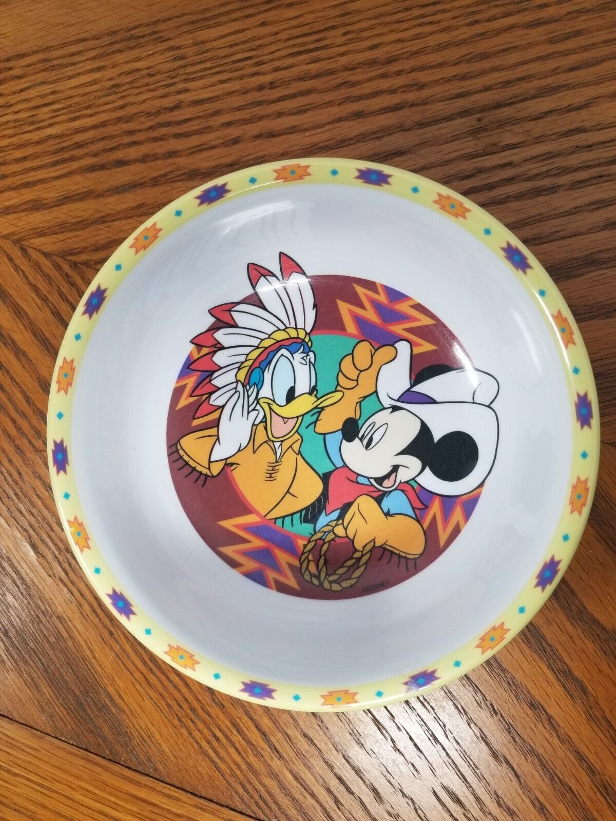 Vintage 1990s 2000s Mickey & Donald Cereal Bowl 5\