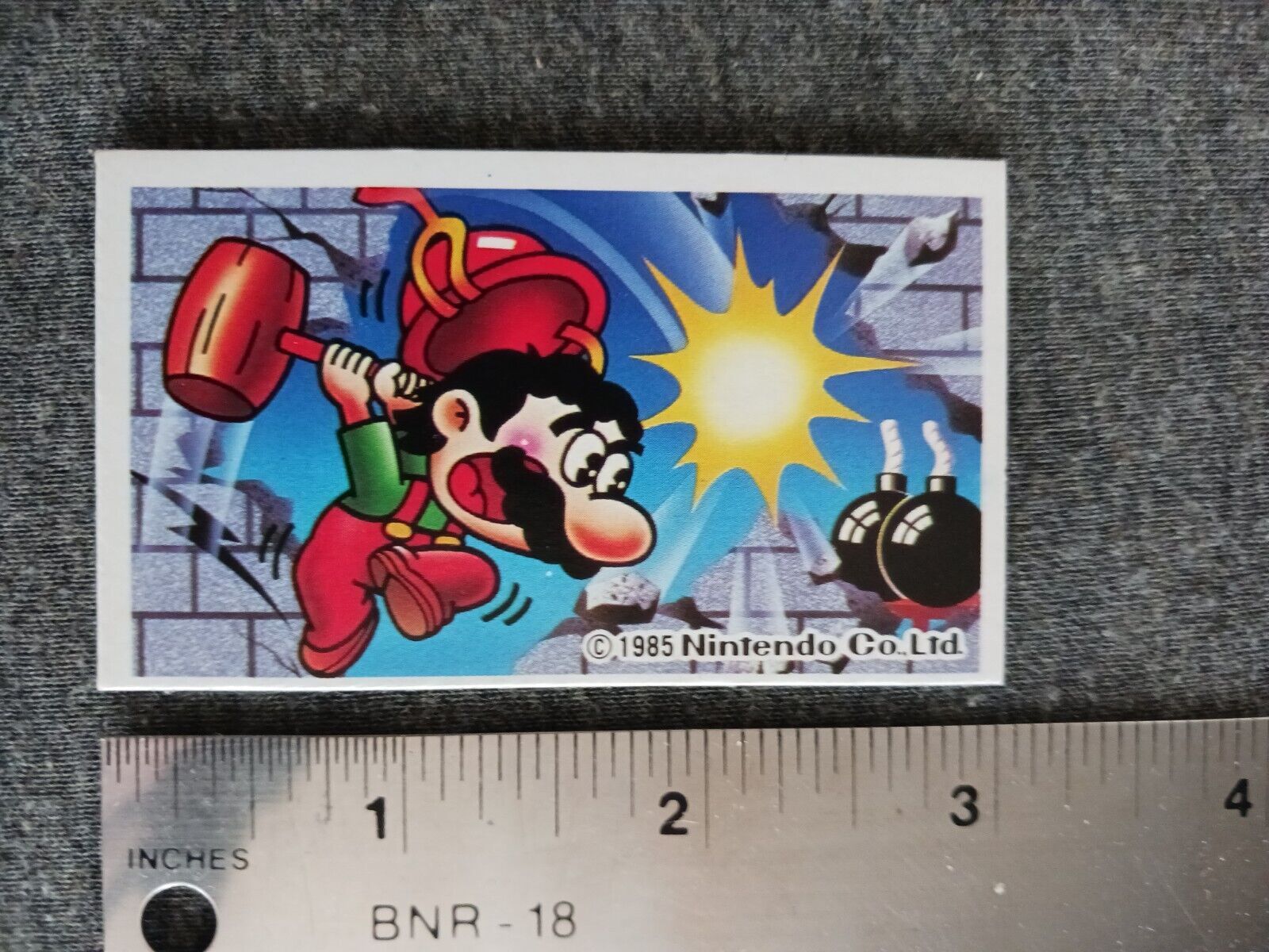 Menko Japan Famicom Trading Card Nintendo Super Mario Bros.