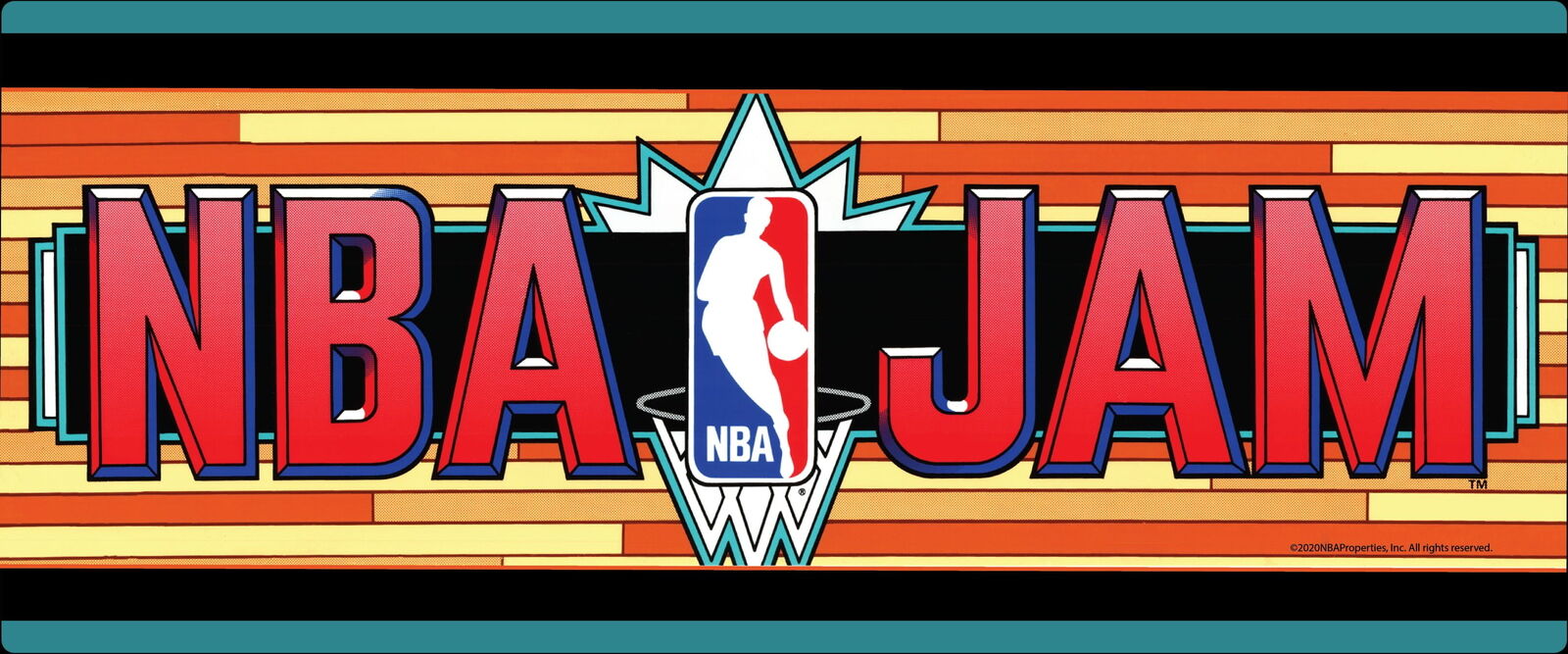 NBA JAM Light Up Wall Mounted Marquee