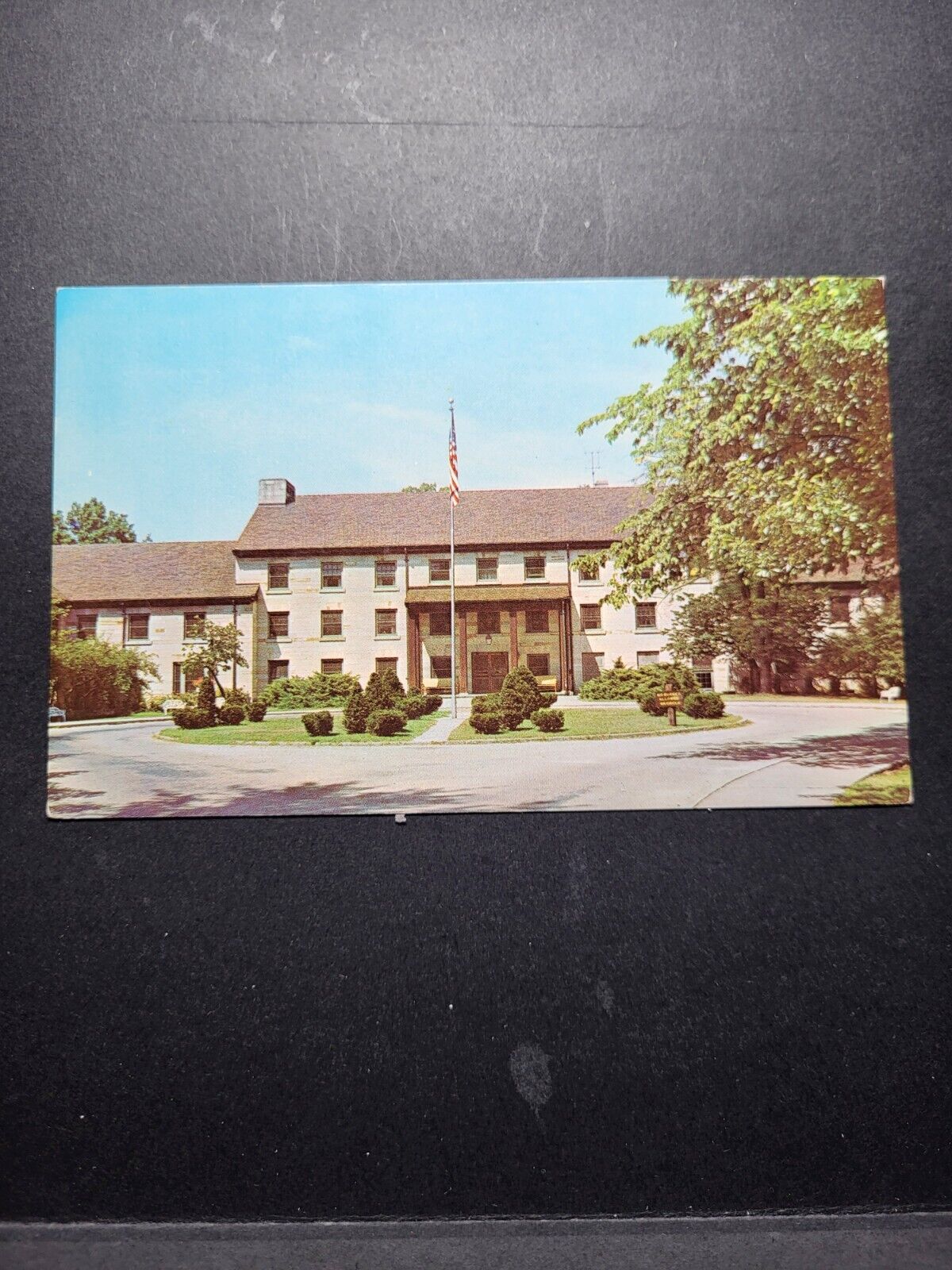 Mitchell Indiana IN Postcard Spring Mill Inn Spring Mill State Park