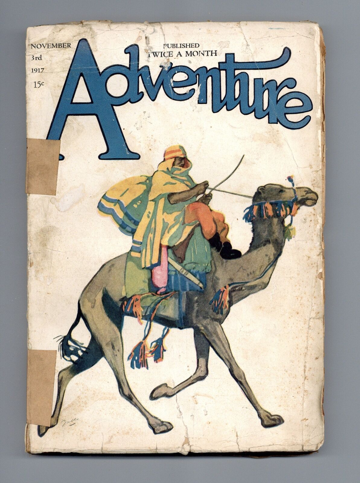 Adventure Pulp/Magazine Nov 3 1917 Vol. 15 #3 FR/GD 1.5