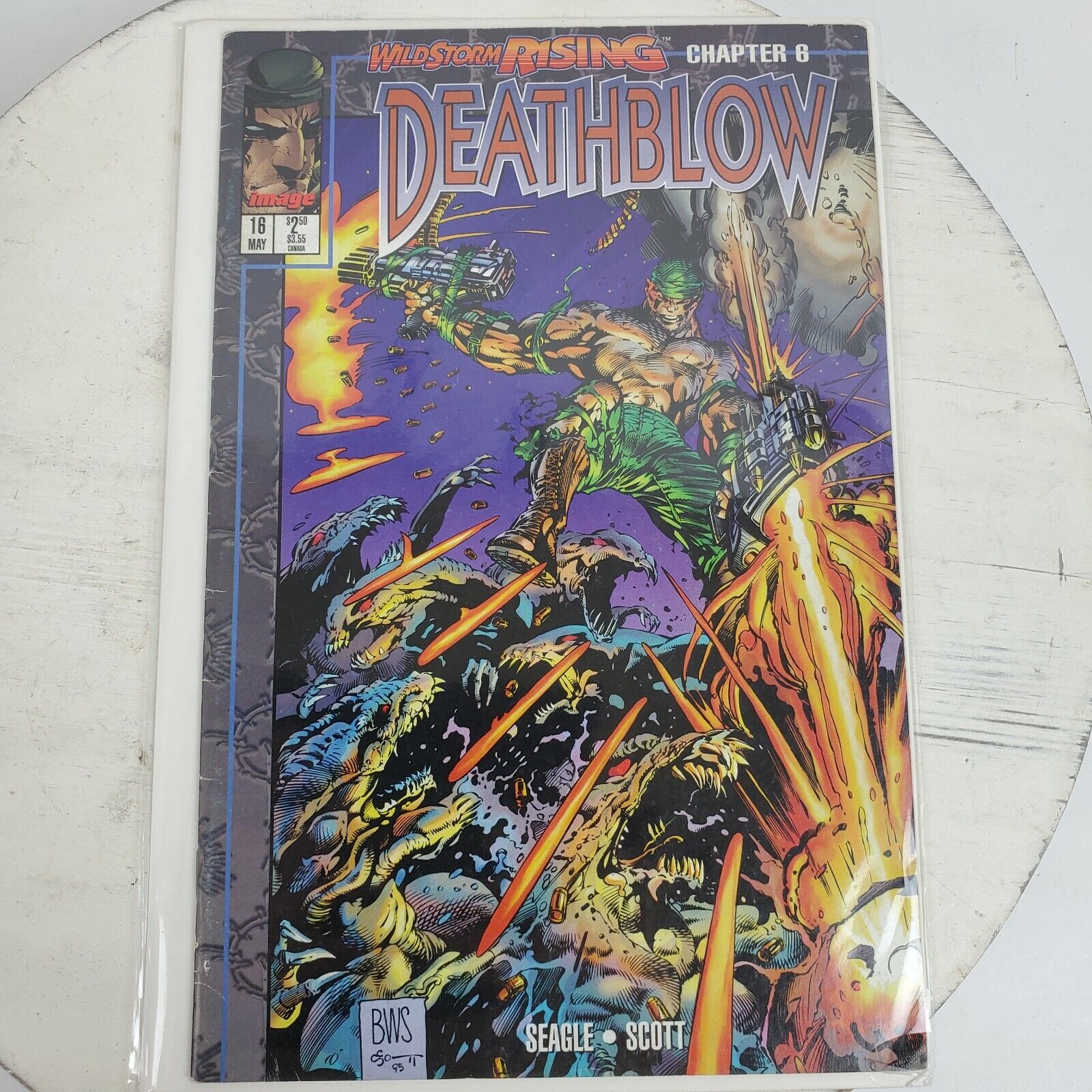 Vintage Deathblow Wild Storm Rising Comic Book 16 Sealed 1995 Chapter 6