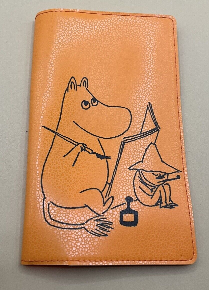 A Rare Vintage Moomin Characters Benelic Co. Checkbook Wallet Holder Case ￼