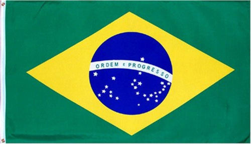 2X3 BRAZIL FLAG NEW 2X3ft BRAZILIAN BRASIL BANNER POLYESTER POLY FLAG