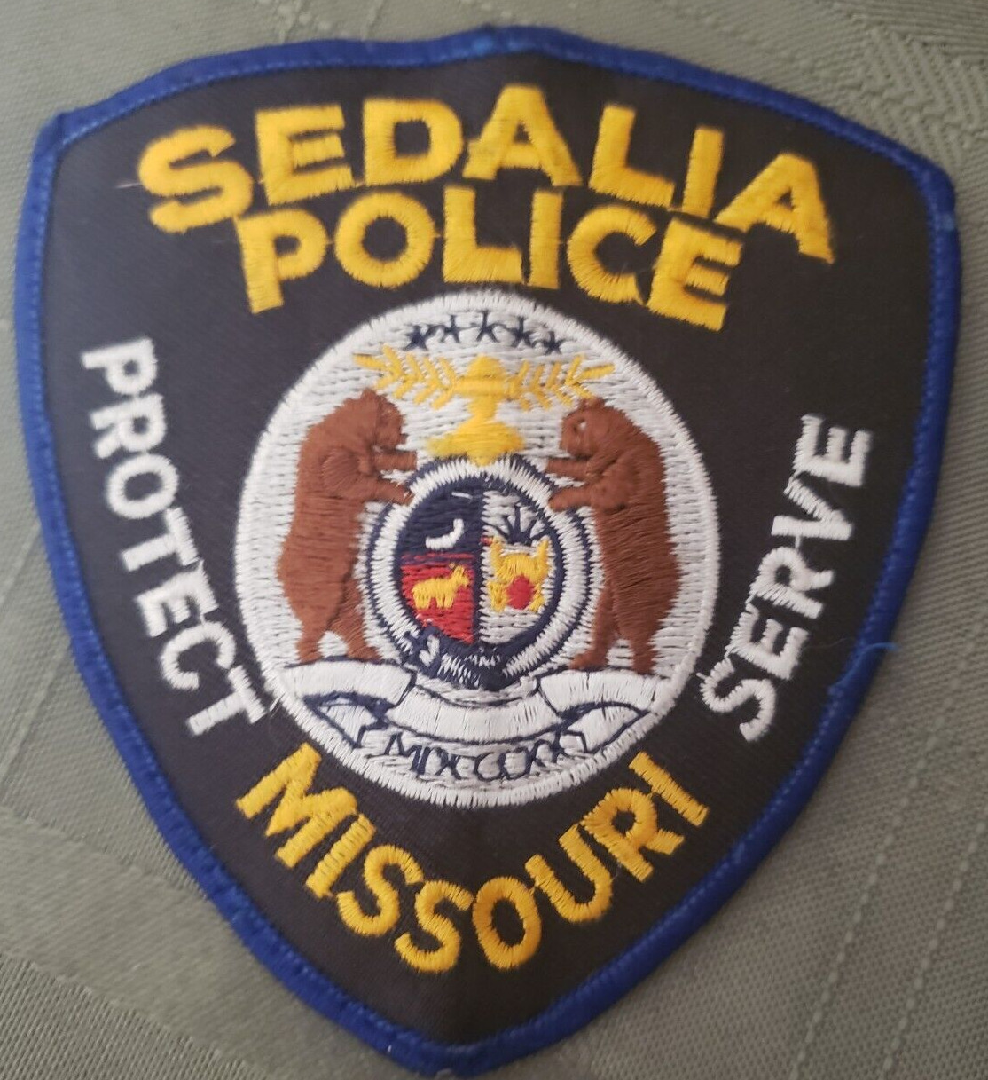 MO Sedalia Missouri Police Patch