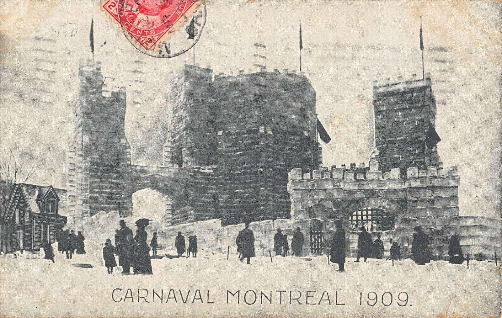 CPA CANADA CARNIVAL MONTREAL 1909 (cpa rare