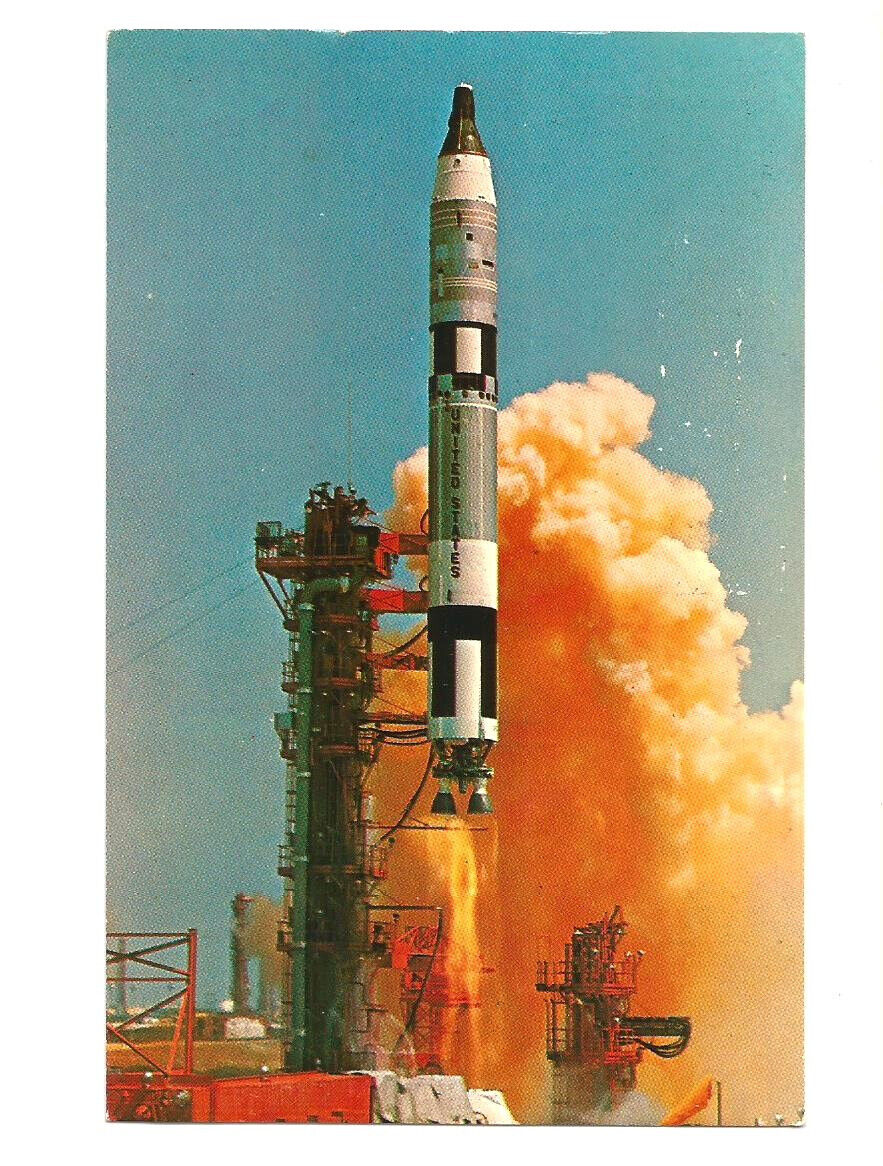 NASA Cape Kennedy Florida FL Postcard Gemini Titan 4