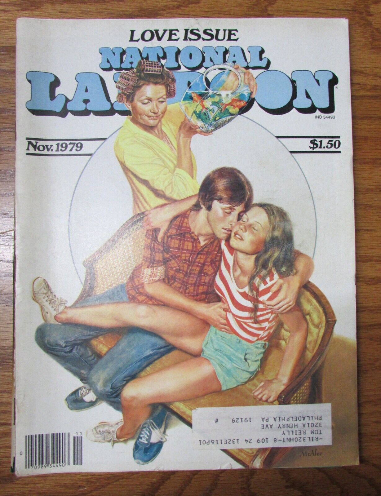 NATIONAL LAMPOON November 1979 Humor for Adults Magazine LOVE ISSUE