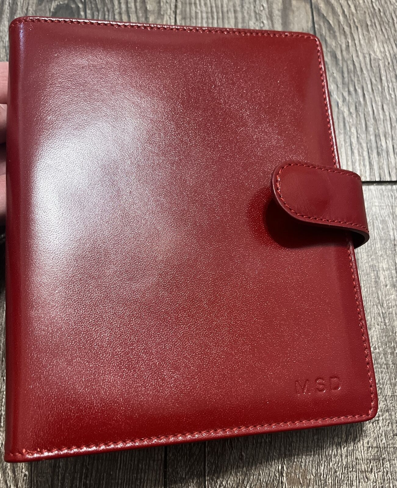 Vintage Red Leather T Anthony Photo Album