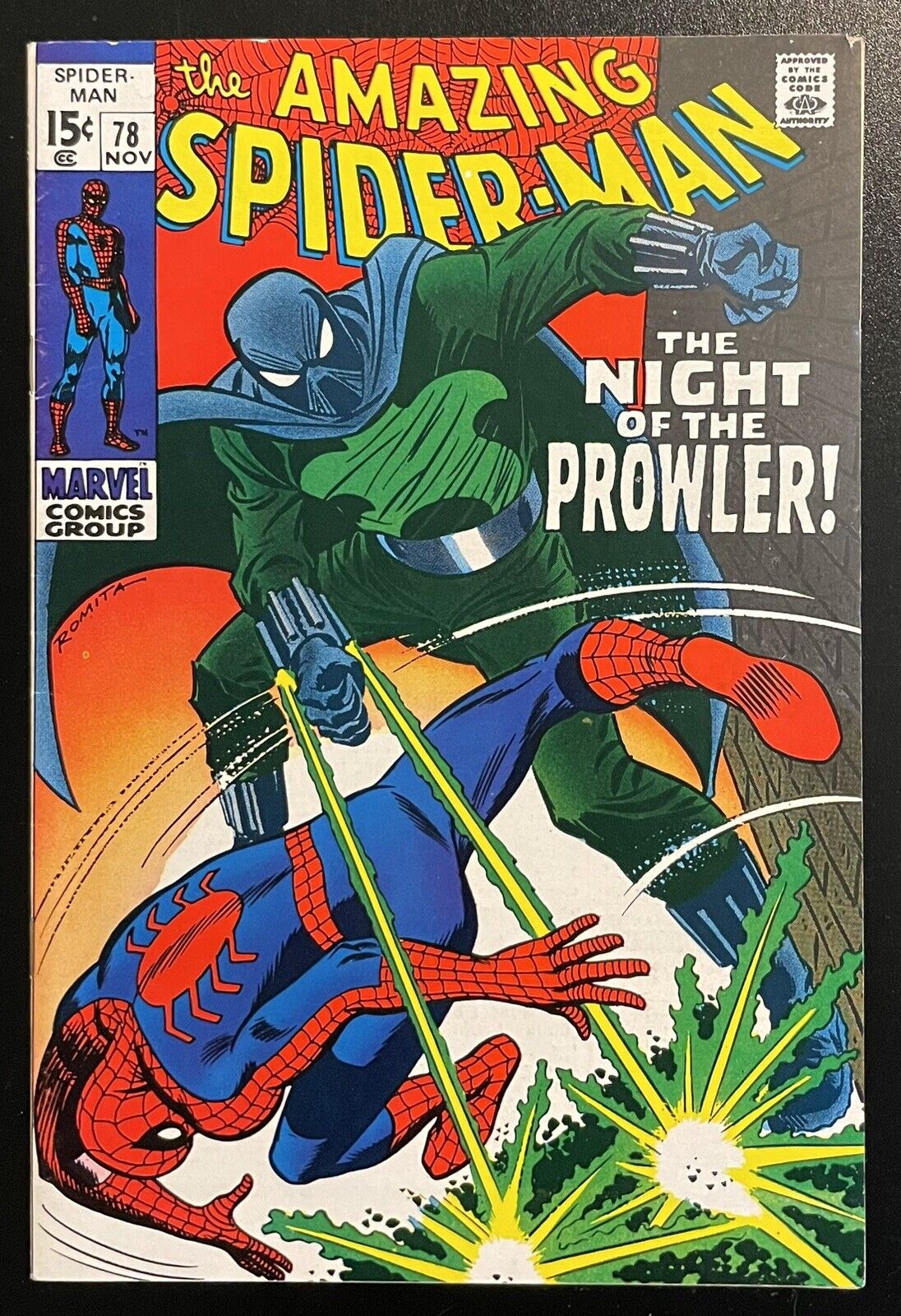 Amazing Spider-Man #78 November 1968 First Prowler