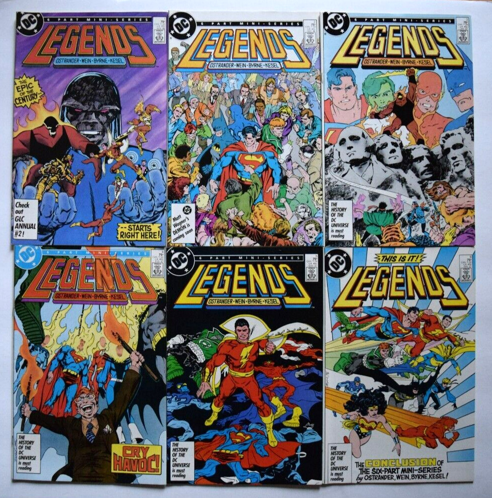 LEGENDS (1986) 4 ISSUE COMPLETE SET 1-4 DC COMICS