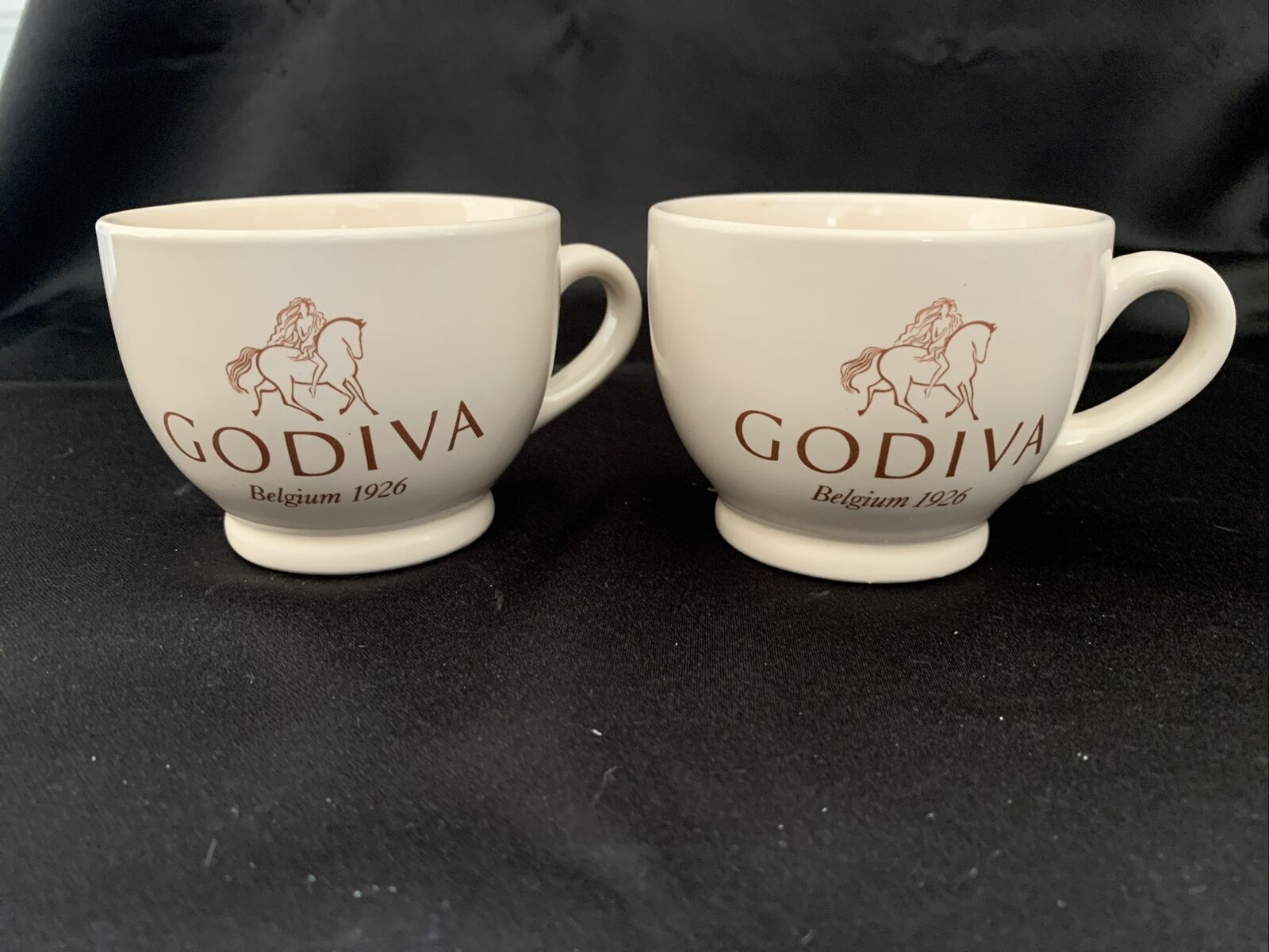 Godiva Coffee Mug Cup Belgium 1926 Coastal Cocktail 8 Oz - X2