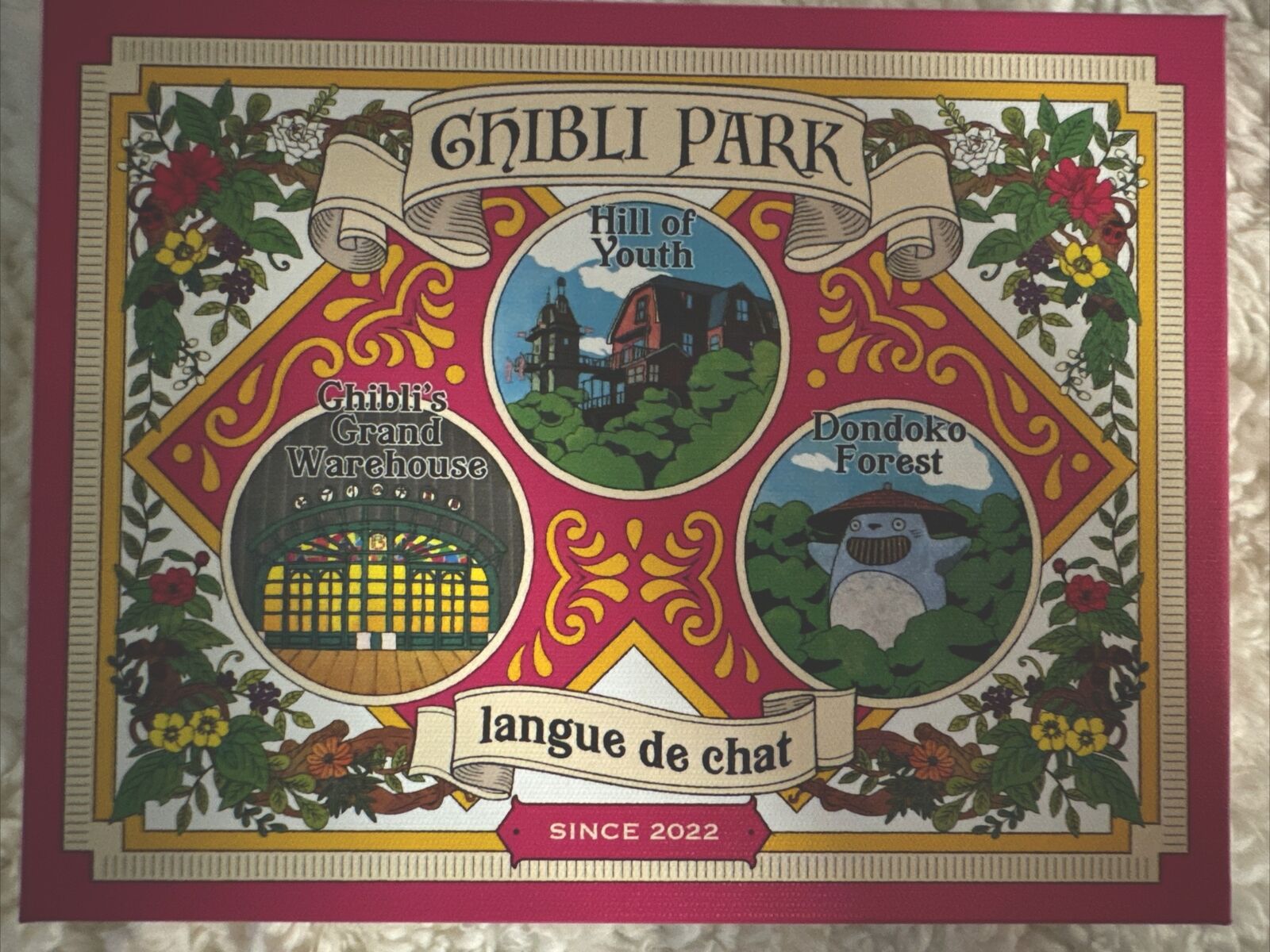 Ghibli Park Nagoya Totoro Exclusive Souvenir Box Wrapped Museum Langue De Chat