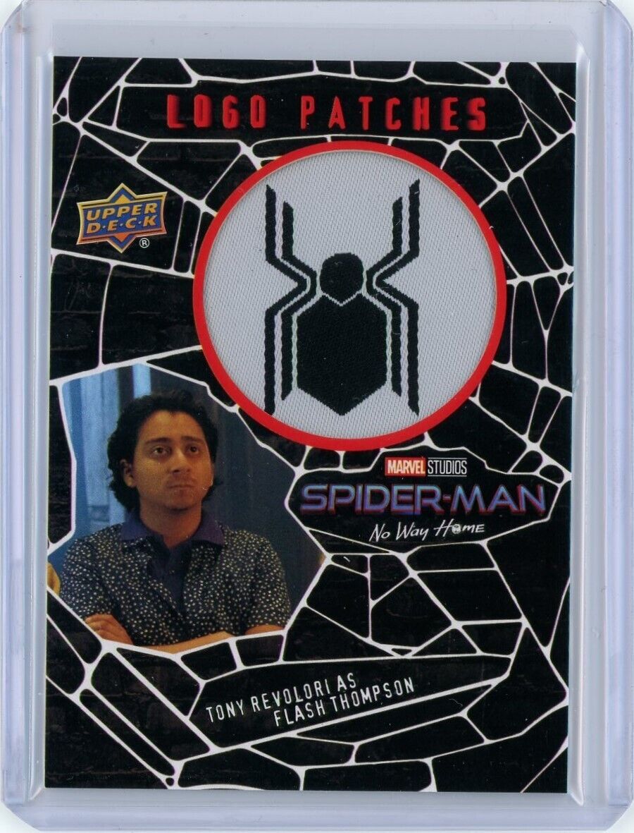 2023 UD Spiderman No Way Home Flash Thompson Logo Patches 1:60 #LP-12