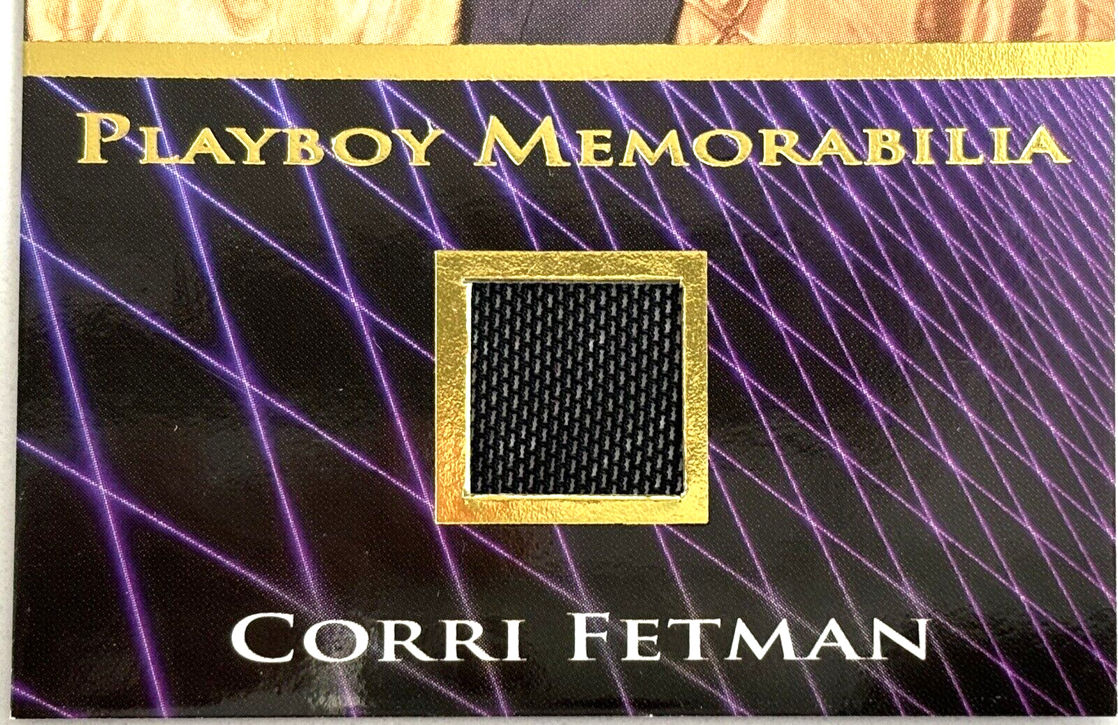 Playboy Authentic Memorabilia Card 11/25 ~ CORRI FETMAN  (PB \