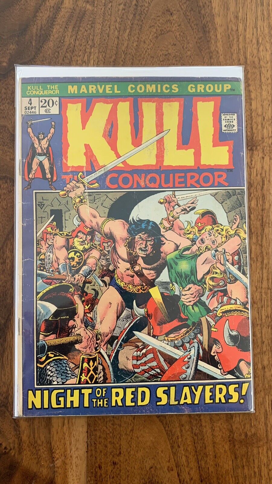 Kull The Conqueror #4 - The Night of the Red Slayers 1971 Marvel