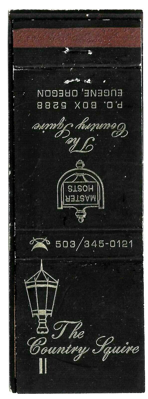 The Country Squire Eugene Oregon Empty Matchcover