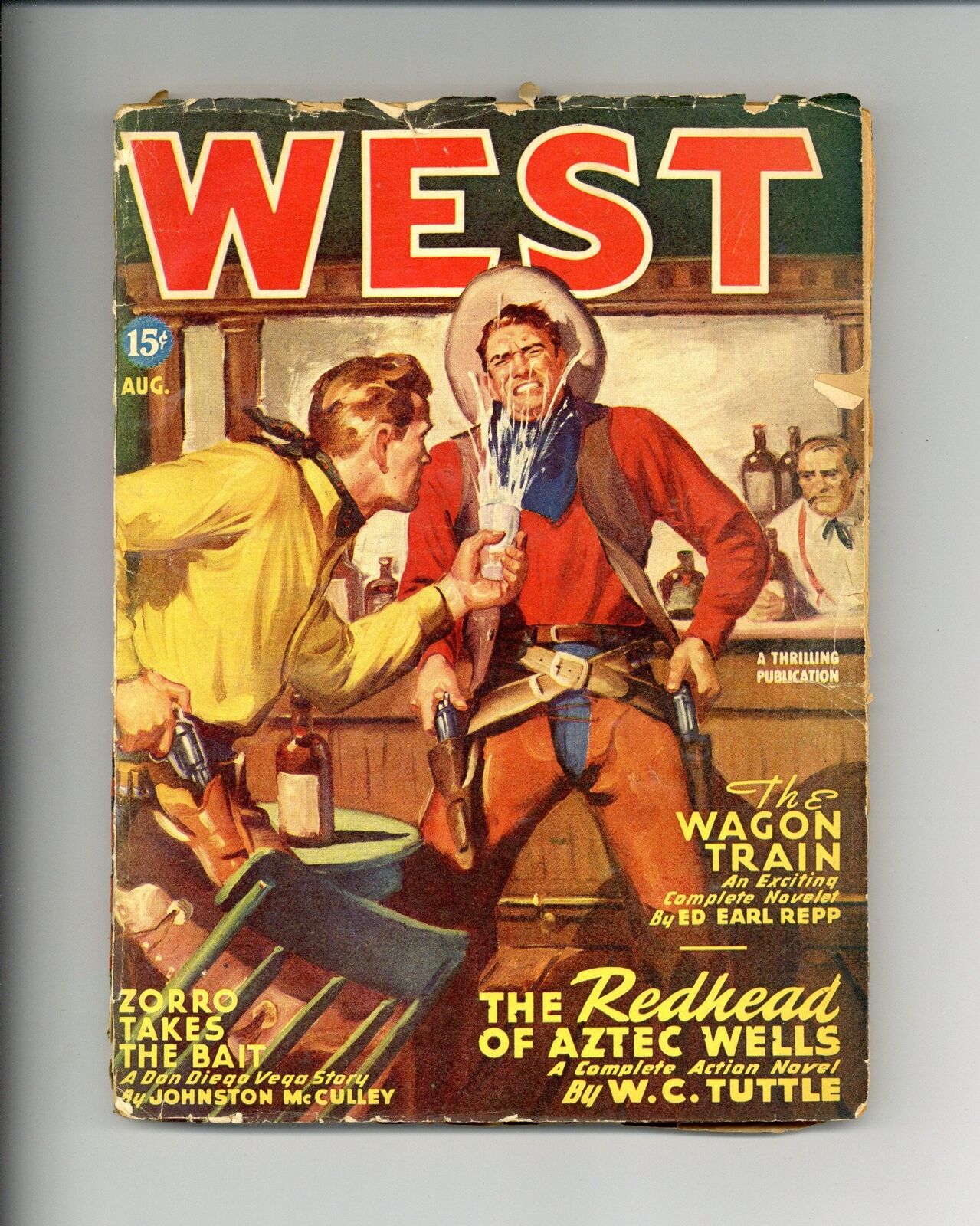 West Pulp Aug 1946 Vol. 62 #2 VG