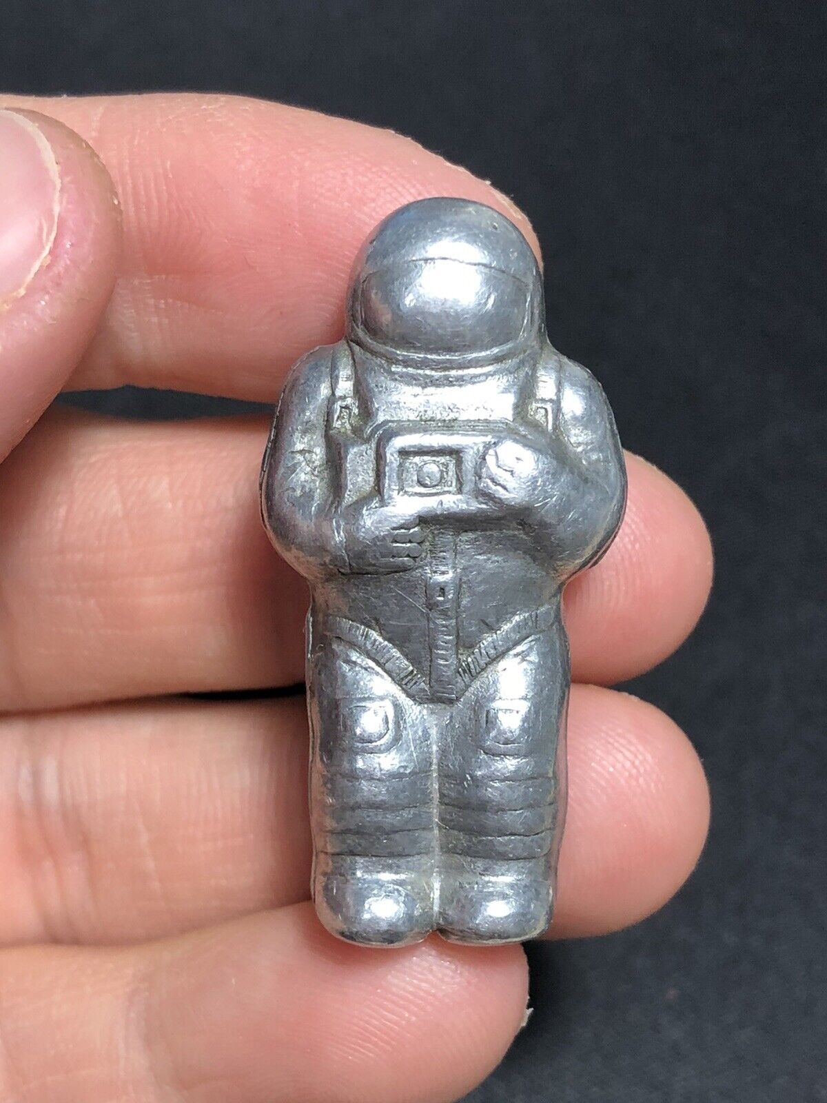 Vintage Russian Soviet Space Keychain Astronaut Gagarin Space Rocket Cosmonaut