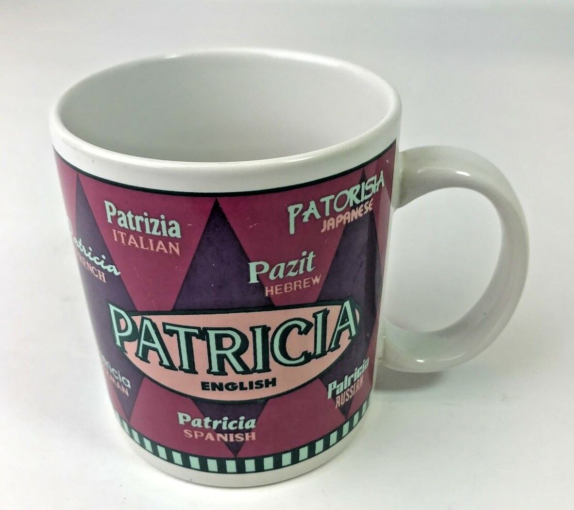 Giftcraft International Names \'\'Patricia\'\' Coffee Mug Stanley Papel
