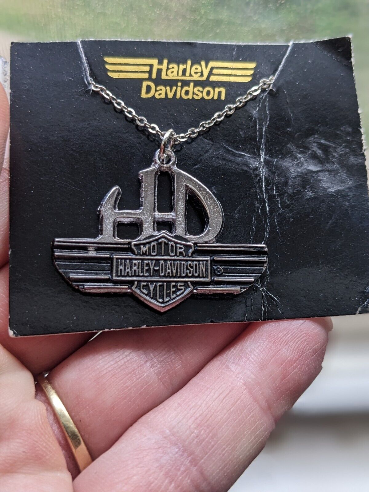 Vintage Harley Davidson Necklace