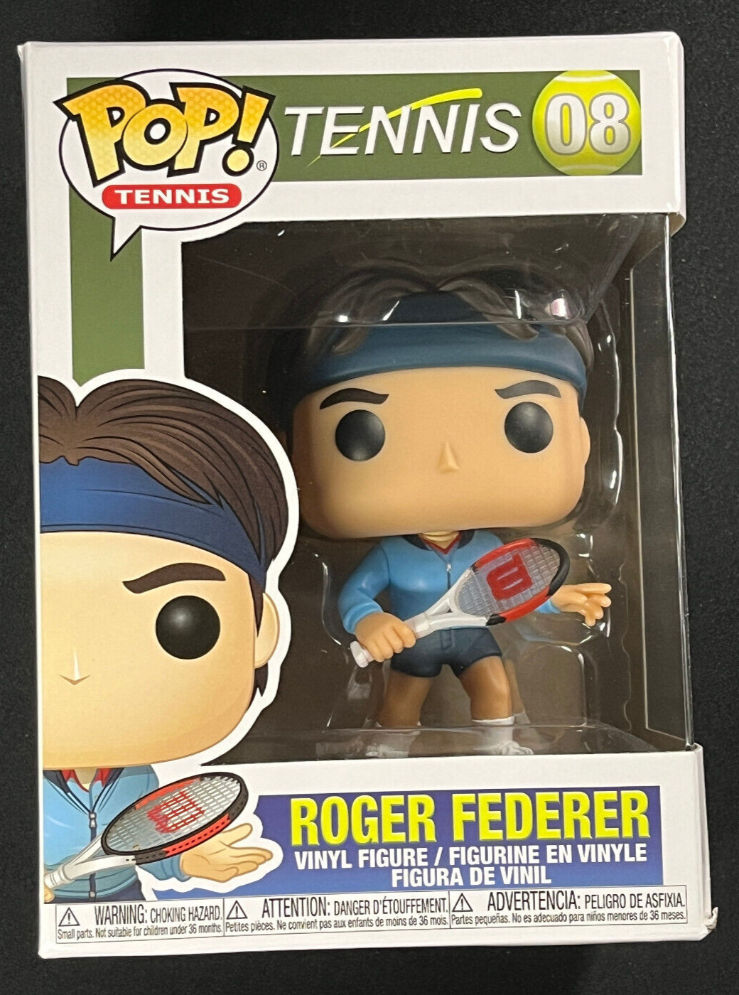 Funko Pop Tennis Legends ROGER FEDERER Limited Edition #08 DAMAGED BOX