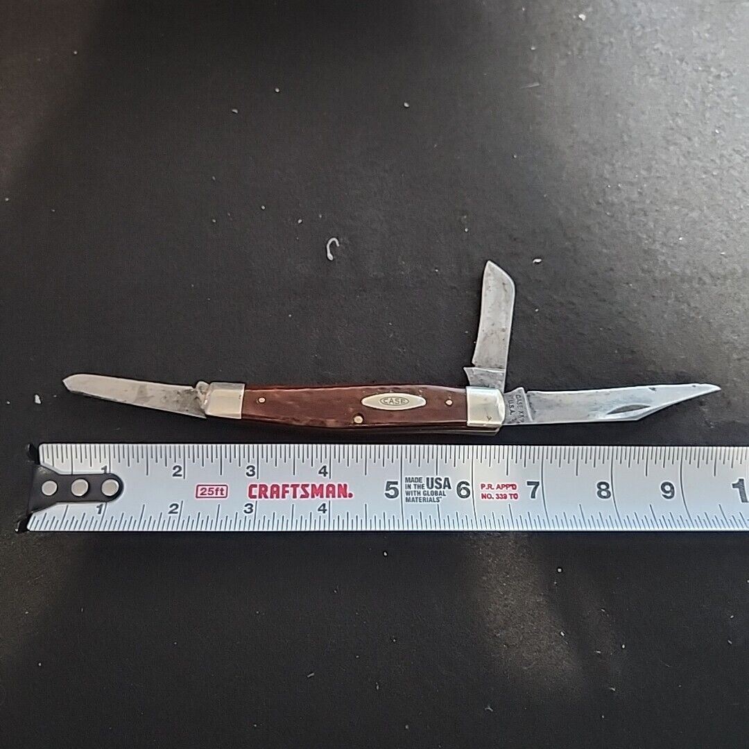 Case XX Large Stockman Knife 1965-1969 6375 3 Blade Pocket