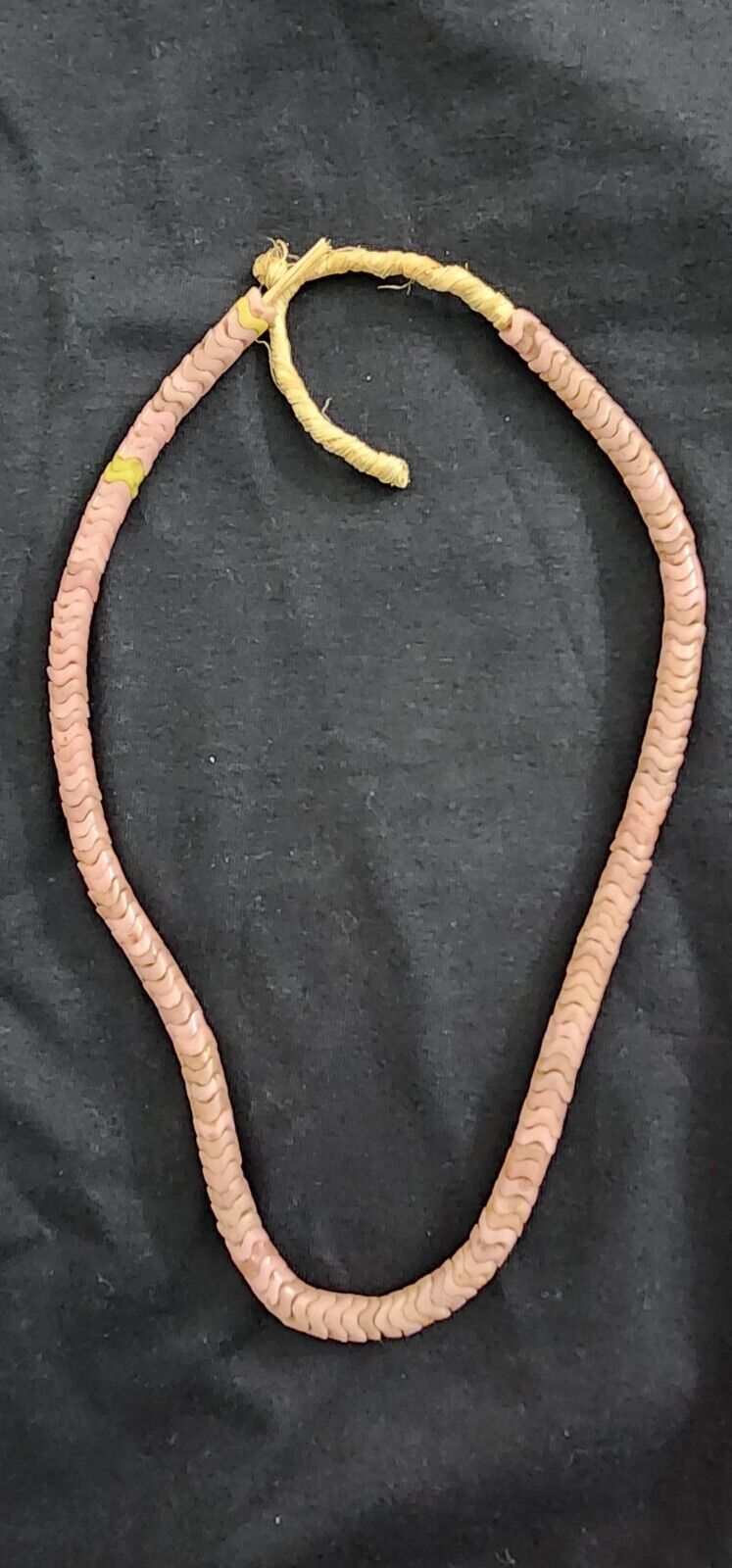 Single Strand of Pink Polish Serpentine Beads