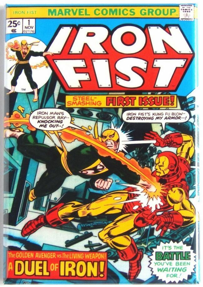 Iron Fist #1 MAGNET Vintage Comic Cover 2\
