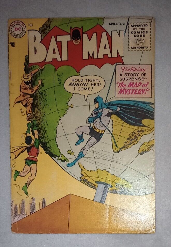Batman # 91 VG DC Comics 1955 Golden Age