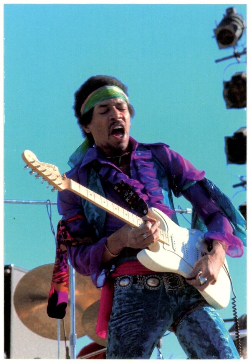 460-089: Jimi Hendrix (1995) - Color Postcard     