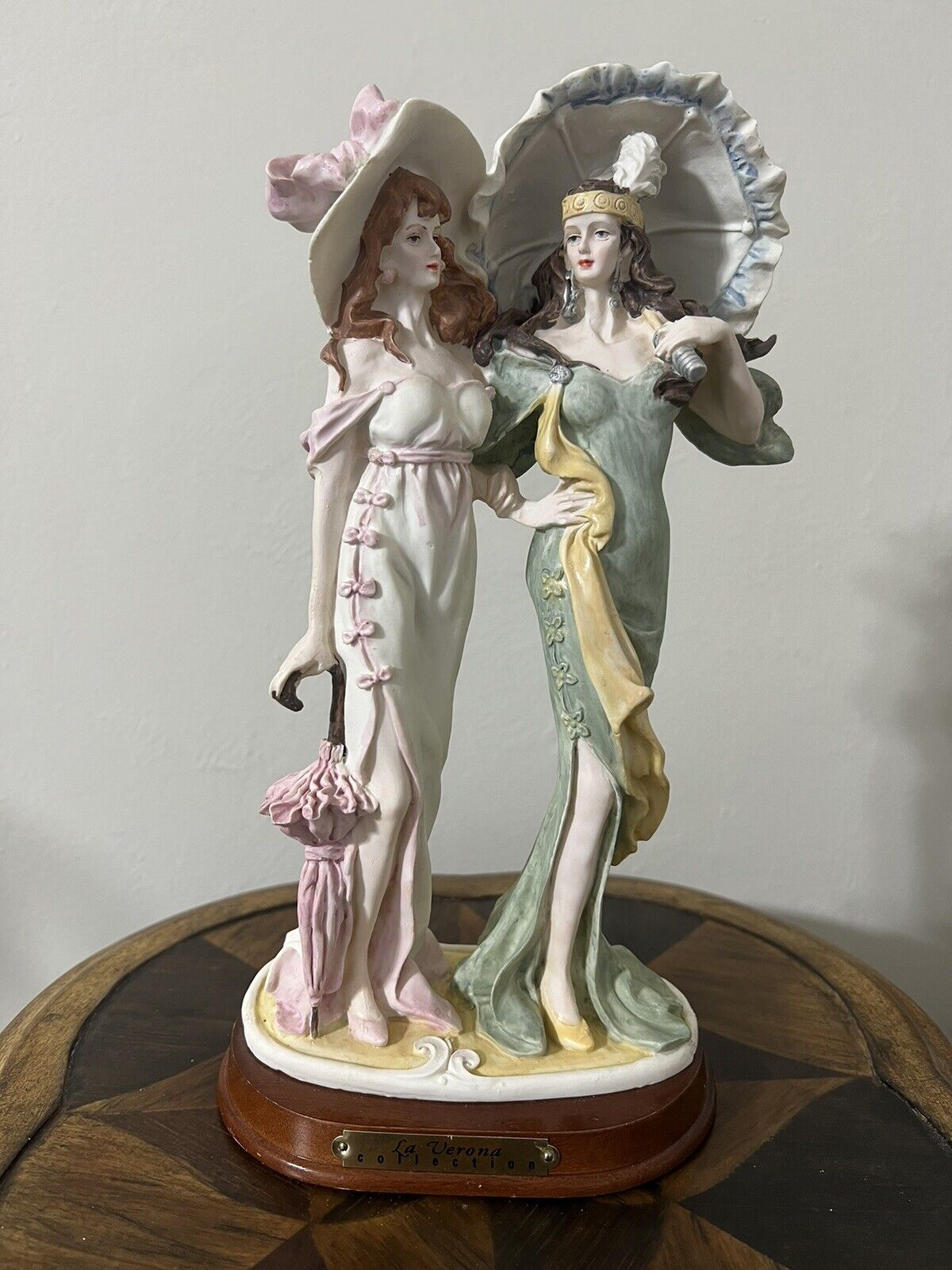 Vintage Hand Painted Statue Figurine La Verona Collection